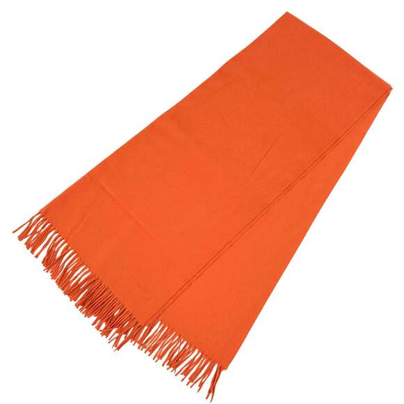 HERMES Orange Scarf - Picture 2 of 9